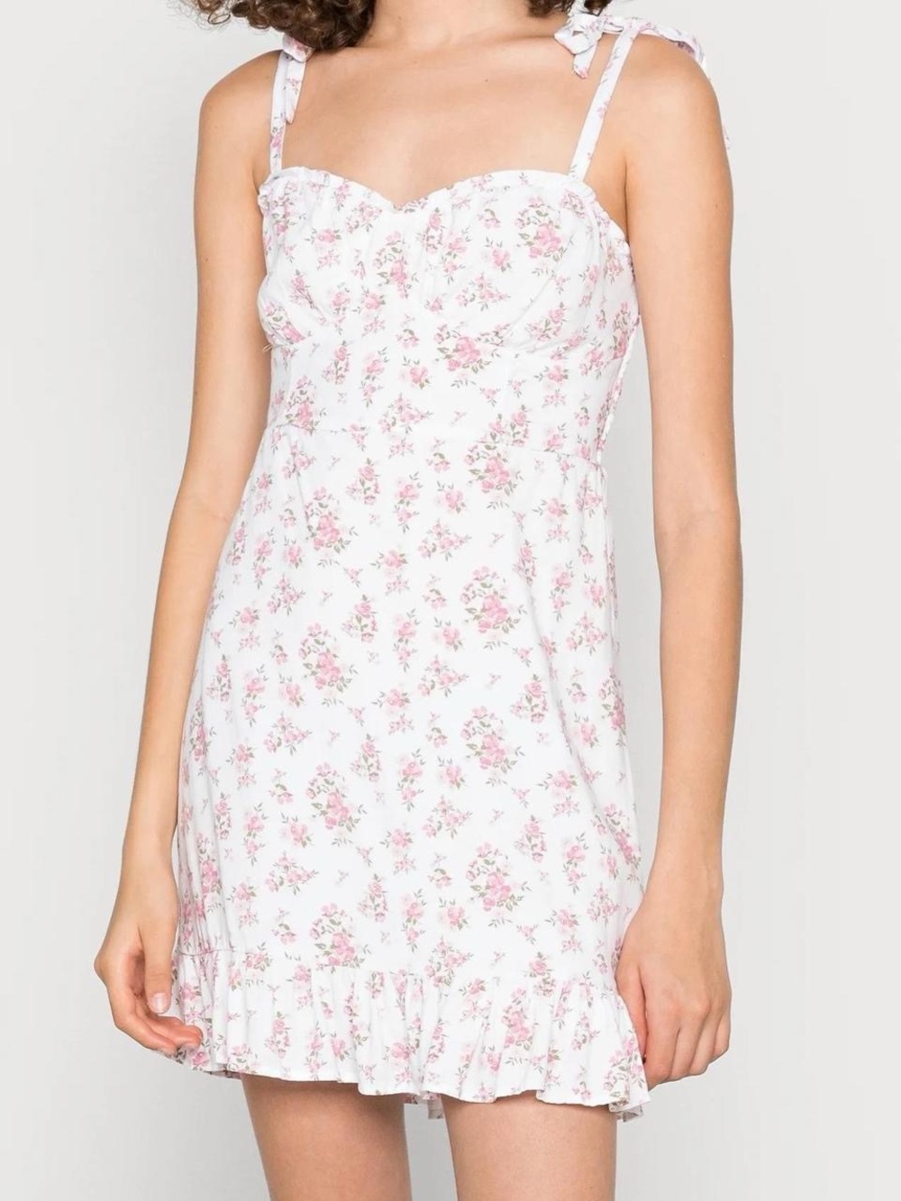 Hollister Pink Floral Mini Dress